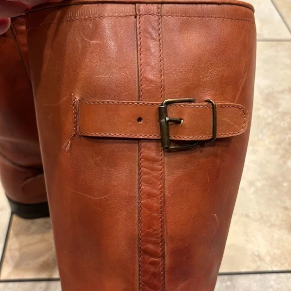 Dingo Women’s Zipper Up Leather Tall Boots size 8 - Picture 4 of 16